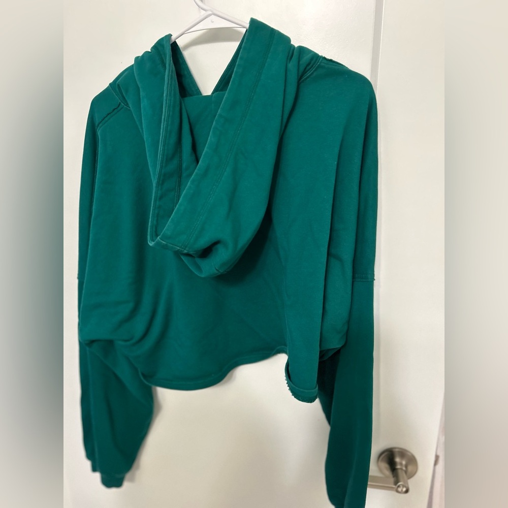 Savage x Fenty Green Cropped Sweatshirt - Picture 9 of 11